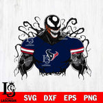 Houston Texans Venom Marvel Svg Eps Dxf Png File, Digital Download, Instant Download