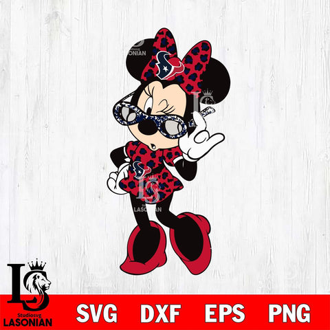 Houston Texans mickey christmas 6 Svg Eps Dxf Png File, Digital Download, Instant Download