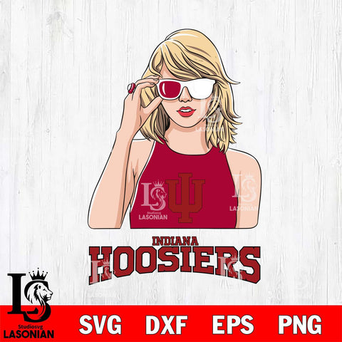 Indiana Hoosiers And Taylor Swift Fan Svg Eps Dxf Png File, Digital Download, Instant Download