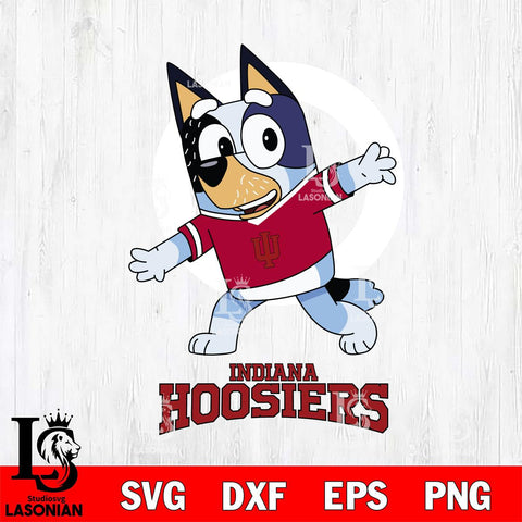 Indiana Hoosiers Bandit Heeler Rugby Svg Eps Dxf Png File, Digital Download ,Instant Download, Cricut File