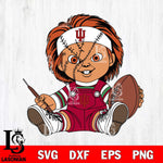 Indiana Hoosiers Chucky Horror 9 Svg Eps Dxf Png File, NCAA svg, Digital Download, Instant Download