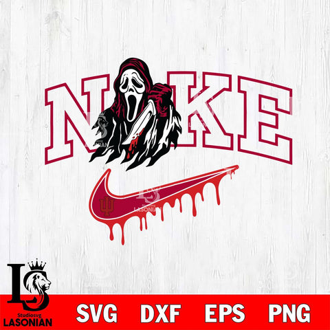 Indiana Hoosiers Ghostface Nike Svg Eps Dxf Png File, Digital Download, Instant Download