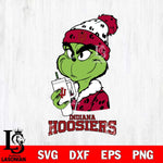 Indiana Hoosiers Grinch Bougie Leopard Svg Eps Dxf Png File, Digital Download, Instant Download