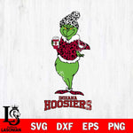 Indiana Hoosiers Grinch Leopard Coffee Svg Eps Dxf Png File, Digital Download, Instant Download