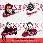 Indiana Hoosiers Halloween Nike NCAA Bundle 4 Svg Eps Dxf Png File, Digital Download, Instant Download