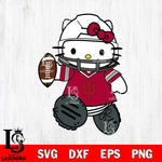 Indiana Hoosiers Hello Kitty sport Svg Eps Dxf Png File, NCAA svg, Digital Download, Instant Download