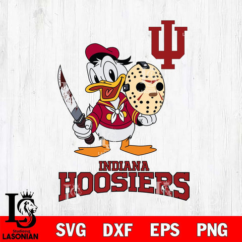 Indiana Hoosiers Jason Voorhees 12 Svg Eps Dxf Png File, Digital Download