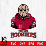 Indiana Hoosiers Jason Voorhees 4 Svg Eps Dxf Png File, Digital Download