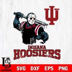 Indiana Hoosiers Jason Voorhees 5 Svg Eps Dxf Png File, Digital Download