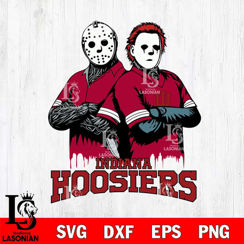 Indiana Hoosiers Jason Voorhees 8 Svg Eps Dxf Png File, Digital Download