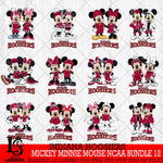 Indiana Hoosiers Mickey Minnie Mouse NCAA Bundle 12 Svg Eps Dxf Png File, Bundle NCAA svg , File Cut , Digital Download , Instant Download, Cut Svg Files