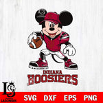 Indiana Hoosiers Mikey Mouse Disney, Svg Eps Dxf Png File, Digital Download