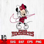 Indiana Hoosiers Minnie Mouse Dancing NIKE, Svg Eps Dxf Png File, Digital Download