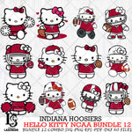 Indiana Hoosiers NCAA Bundle 12 Svg Eps Dxf Png File, NCAA svg, Digital Download, Instant Download