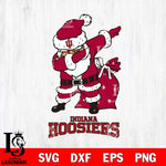 Indiana Hoosiers Santa Claus Ugly Svg dxf eps png pdf file,NCAA svg,Digital Download,Cricut file