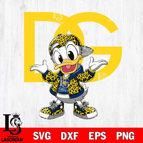 Indiana Pacers Dolce And Gabbana Donald Duck Disney Svg Eps Dxf Png File, Digital Download, Instant Download