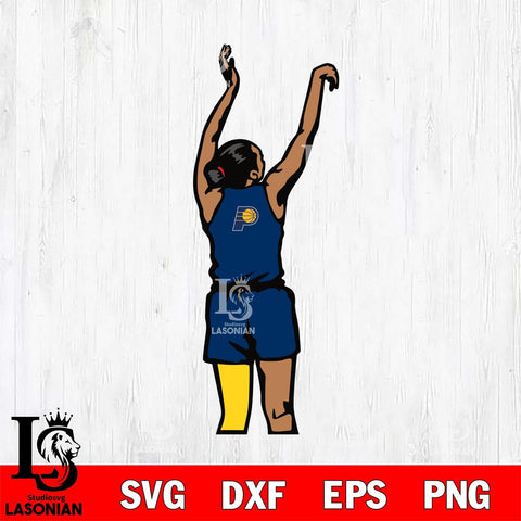 Indiana Pacers Girl Basketball Svg Eps Dxf Png File, Digital Download, Instant Download