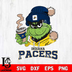 Indiana Pacers Grinch Cofffe Hoodie Cut Files Cricut, Svg Dxf Eps Png file , Silhouette