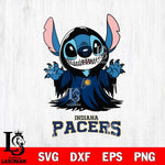 Indiana Pacers Stitch Ghost Svg Eps Dxf Png File, NBA svg, Digital Download, Instant Download