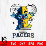 Indiana Pacers Stitch Horror Halloween 2 Svg Eps Dxf Png File, Digital Download, Instant Download