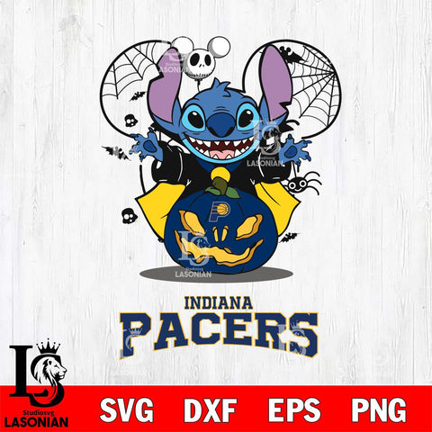 Indiana Pacers Stitch Horror Halloween Svg Eps Dxf Png File, Digital Download, Instant Download