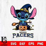 Indiana Pacers Stitch witch Svg Eps Dxf Png File, NBA svg, Digital Download, Instant Download