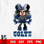 Indianapolis Colts Beauty Minnie Mouse Svg Eps Dxf Png File, Digital Download, Instant Download