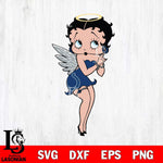 Indianapolis Colts Betty Boop Angel Svg Eps Dxf Png File, Digital Download, Instant Download