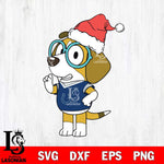 Indianapolis Colts Bluey Honey Christmas Svg Eps Dxf Png File, Digital Download, Instant Download