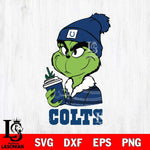 Indianapolis Colts Boujee Grinch Christmas Svg Eps Dxf Png File,Cricut svg files, Digital Download, Instant Download