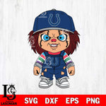 Indianapolis Colts Chucky Football Horror Halloween Svg Eps Dxf Png File, Digital Download, Instant Download