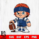 Indianapolis Colts Chucky Horror 5 Svg Eps Dxf Png File, NFL svg, Digital Download, Instant Download