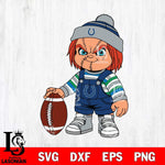 Indianapolis Colts Chucky Horror 6 Svg Eps Dxf Png File, NFL svg, Digital Download, Instant Download