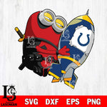 Indianapolis Colts Deadpool Minion Marvel Svg Eps Dxf Png File, Digital Download, Instant Download