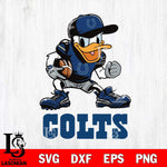 Indianapolis Colts Donal Duck Disney, Svg Eps Dxf Png File, Digital Download