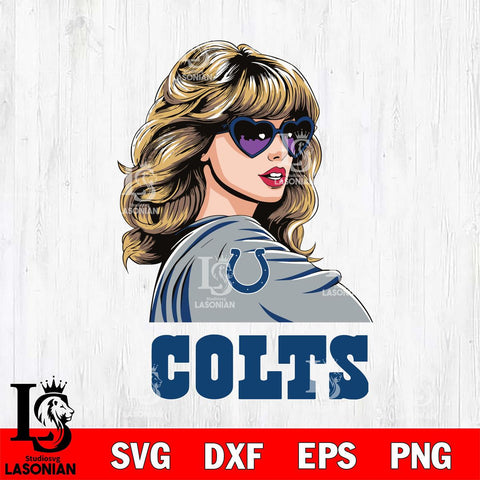 Indianapolis Colts Fan And Taylor Swift Fan Svg Eps Dxf Png File, Digital Download, Instant Download