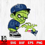 Indianapolis Colts Frankenstein Piss On New England Patriots Svg Eps Dxf Png File, Digital Download, Instant Download