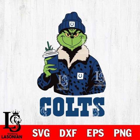 Indianapolis Colts Grinch Christmas Svg Eps Dxf Png File,Cricut svg files, Digital Download, Instant Download