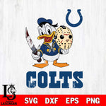 Indianapolis Colts Jason Voorhees 12 Svg Eps Dxf Png File, Digital Download