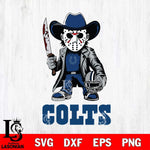 Indianapolis Colts Jason Voorhees 3 Svg Eps Dxf Png File, Digital Download