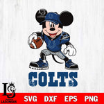 Indianapolis Colts Mikey Mouse Disney, Svg Eps Dxf Png File, Digital Download