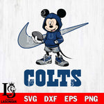 Indianapolis Colts Mikey Mouse Disney NIKE, Svg Eps Dxf Png File, Digital Download