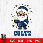 Indianapolis Colts Santa Claus Coffe Svg Eps Dxf Png File,NFL Svg Files,Digital Download,Sublimation,Instant Download