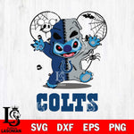 Indianapolis Colts Stitch Horror Halloween 2 Svg Eps Dxf Png File, Digital Download, Instant Download