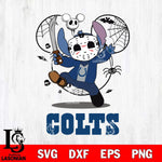 Indianapolis Colts Stitch jason voorhees Halloween Svg Eps Dxf Png File, Digital Download, Instant Download