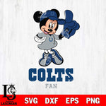 Indianapolis Colts #1 Fan Minnie Mouse Svg Eps Dxf Png File, Digital Download, Instant Download