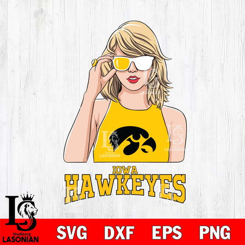 Iowa Hawkeyes And Taylor Swift Fan Svg Eps Dxf Png File, Digital Download, Instant Download