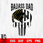 Iowa Hawkeyes Badass Dad Svg Eps Dxf Png File, Digital Download, Instant Download