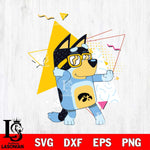 Iowa Hawkeyes Bluey 4 Svg Eps Dxf Png File, Digital Download, Instant Download