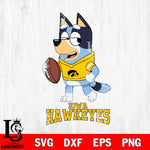 Iowa Hawkeyes Bluey Football Sport Svg Eps Dxf Png File, Digital Download ,Instant Download, Cricut File